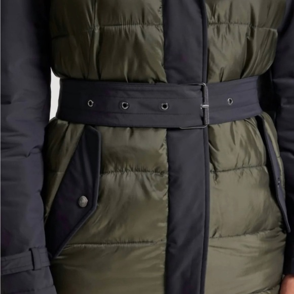 ANATOMIE Megeve Puffer Jackert In Army Green/Black - Picture 4 of 5
